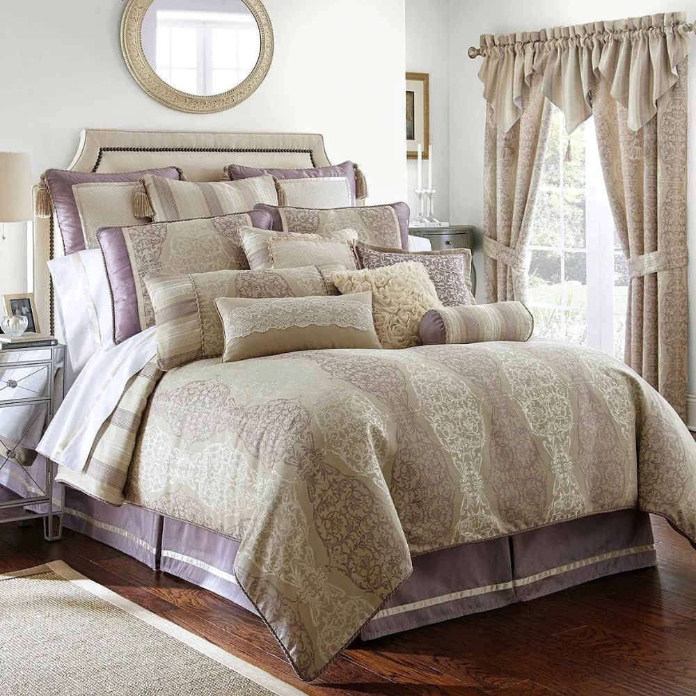 Waterford Fine Linens Sienna  Beautiful Queen Duvet Cover